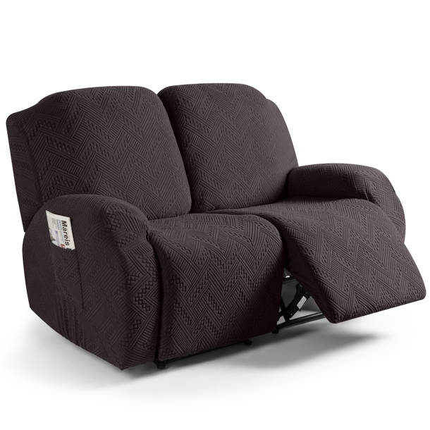 Latitude Run® Slipcovers Box Cushion Loveseat Slipcover Wayfair